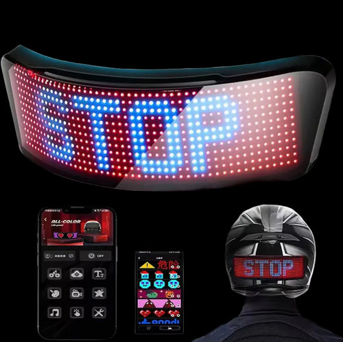 LED Helmet Screen