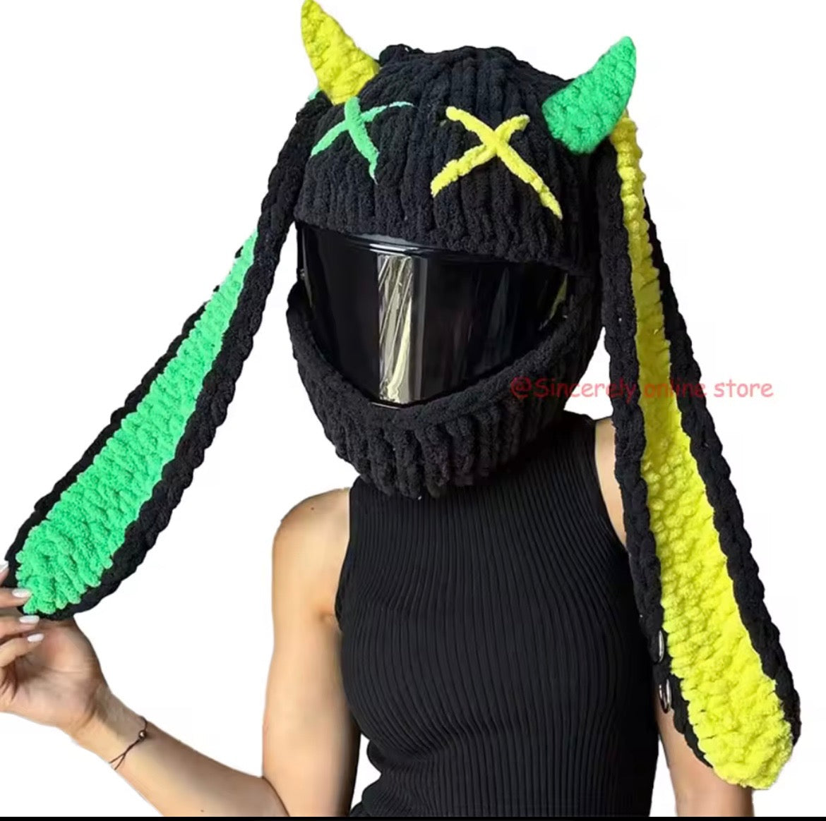 Purge bunny  green and yellow￼