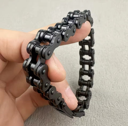 Biker chain bracelet